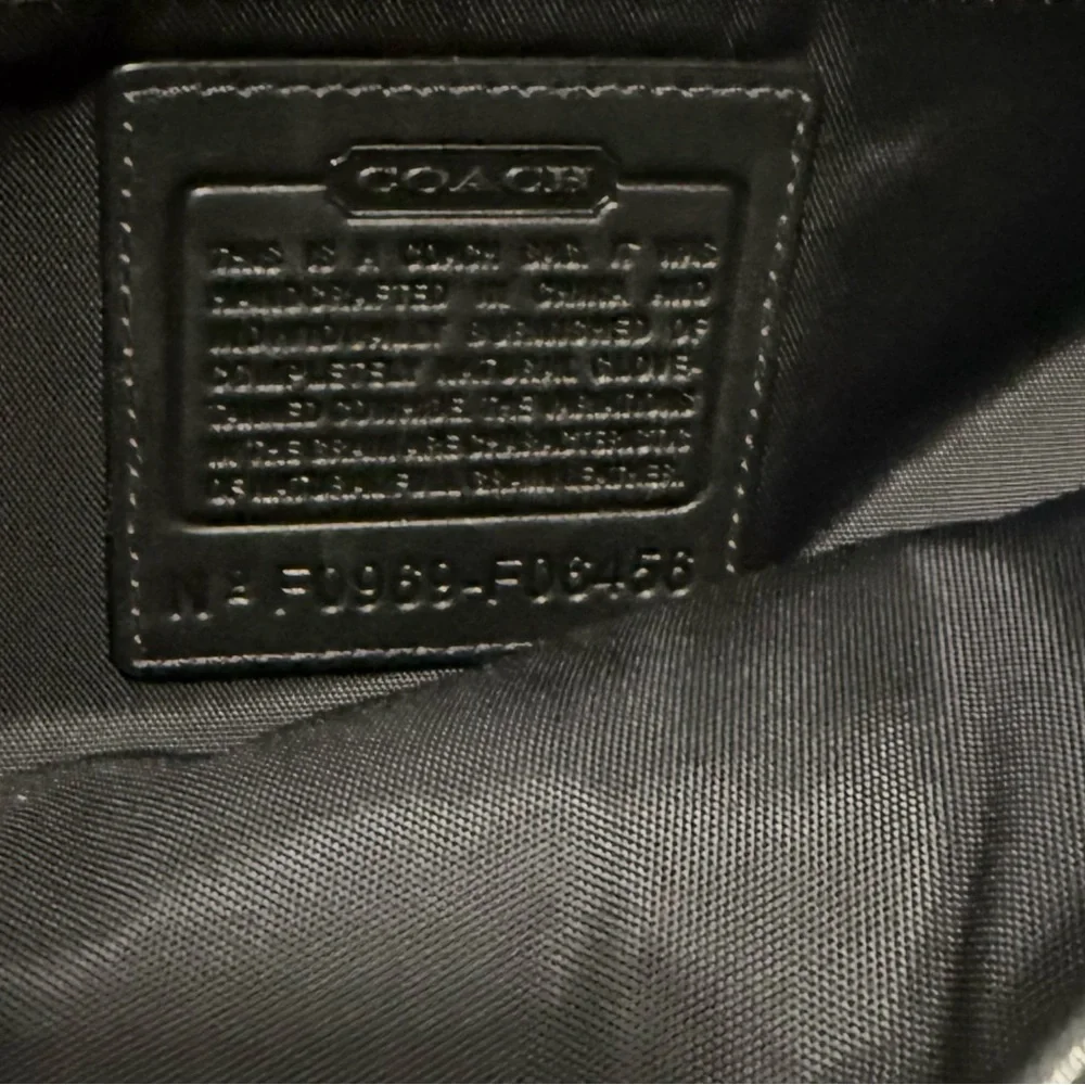 Coach 5266 Vintage Beekman Black Briefcase/Laptop Bag W/Turnlock